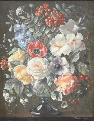 Lot 378 - Terence Loudon (1900-1949) Mixed Flowers and Berries