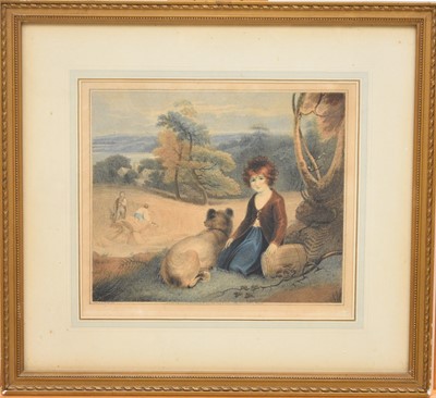 Lot 325 - After Francis Wheatley RA. The Water Cress Girl