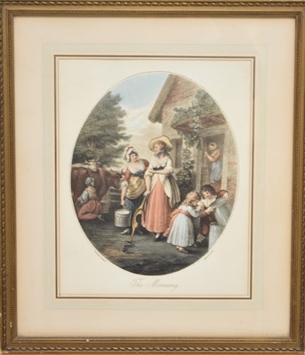 Lot 325 - After Francis Wheatley RA. The Water Cress Girl