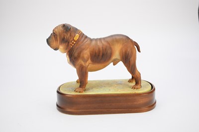 Lot 448 - Royal Worcester 'The Bulldog' by Doris Lindner