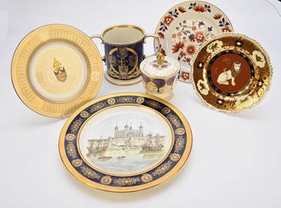 Lot 327 - Group of 20th century commemorative ceramics