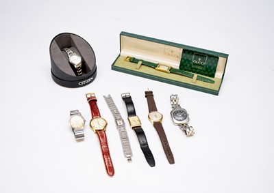 Lot 223 - A collection of lady's and gentleman's wristwatches