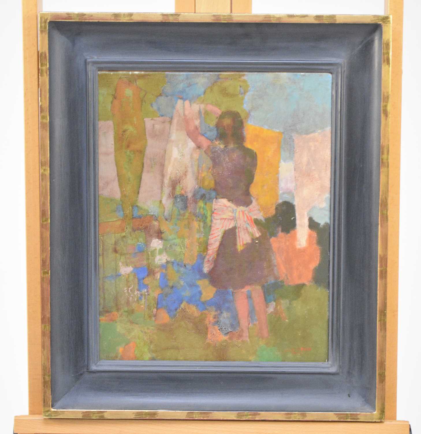 Lot 24 - John Napper (British, 1916-2001), 'Washing