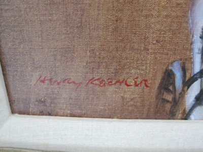 Lot 26 - Henry Koehler (American, 1927-2018), 'Royal Mews Coachman', signed, 23 x 28.5cm