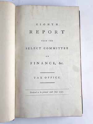 Lot 1034 - REPORT FROM THE SELECT COMMITEE ON FINANCE