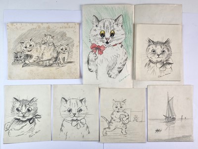 Lot 1028 - WAIN, Claire. Original pencil drawings by Claire Wain drawn in 1926