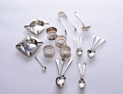 Lot 75 - A small collection of silver
