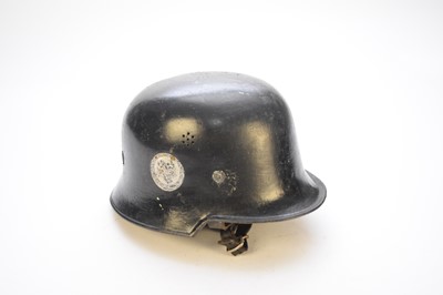 Lot 486 - German M34 Fire/Police helmet