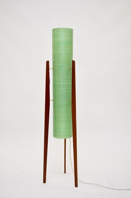 Lot 630 - A mid-century spun fibreglass 'rocket' floor lamp