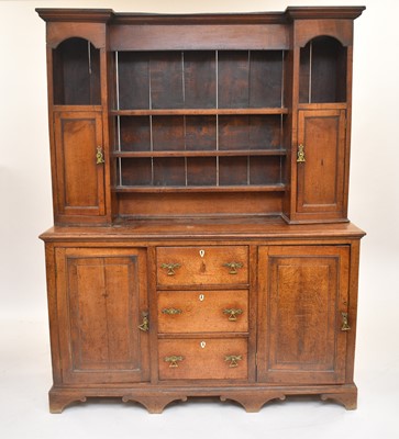 Lot 520 - A first half of the 19th century oak dresser