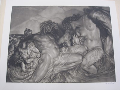 Lot 335 - Robert Charles Peter (1888 - 1980) a folio containing mezzotint engravings