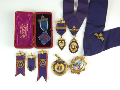 Lot 241 - A large collection of Masonic Regalia