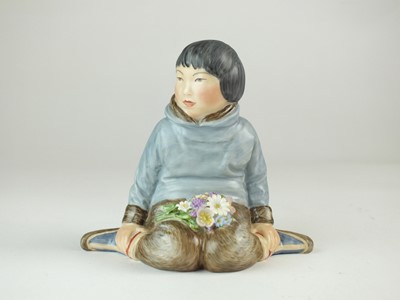 Lot 270 - Royal Copenhagen model of Greenland Boy designed by Carl Martin-Hansen