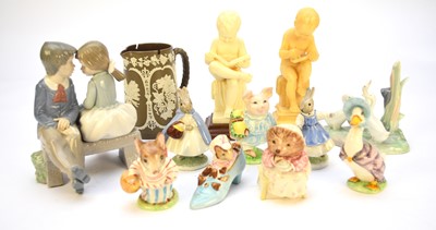 Lot 472 - Beswick Beatrix Potter, Royal Albert, Royal Doulton Bunnykins and further ceramics