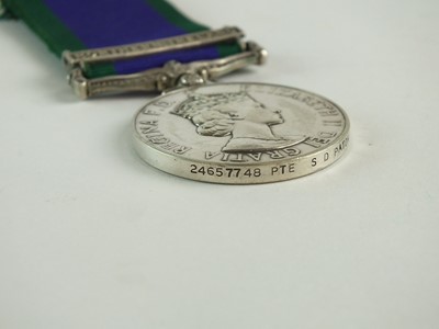 Lot General Service Medal with Northern Ireland clasp