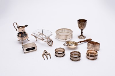 Lot 88 - A small collection of silver wares