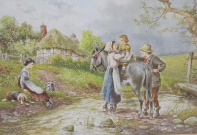 Lot 346 - A.D.Bell (1884-1966). A Morning Ride