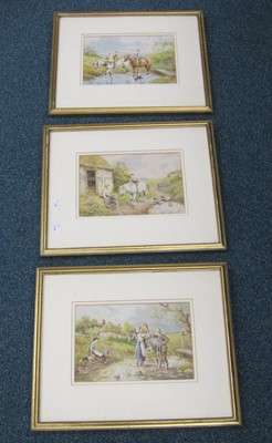 Lot 346 - A.D.Bell (1884-1966). A Morning Ride