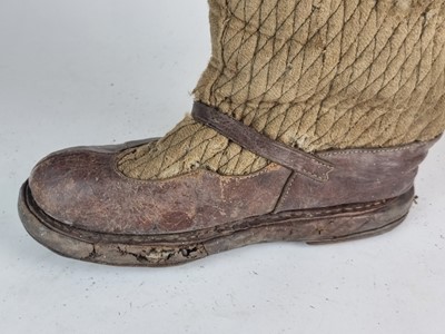 Lot Scarce pair of RAF 'India Pattern' fug boots, worn in the North-West Frontier