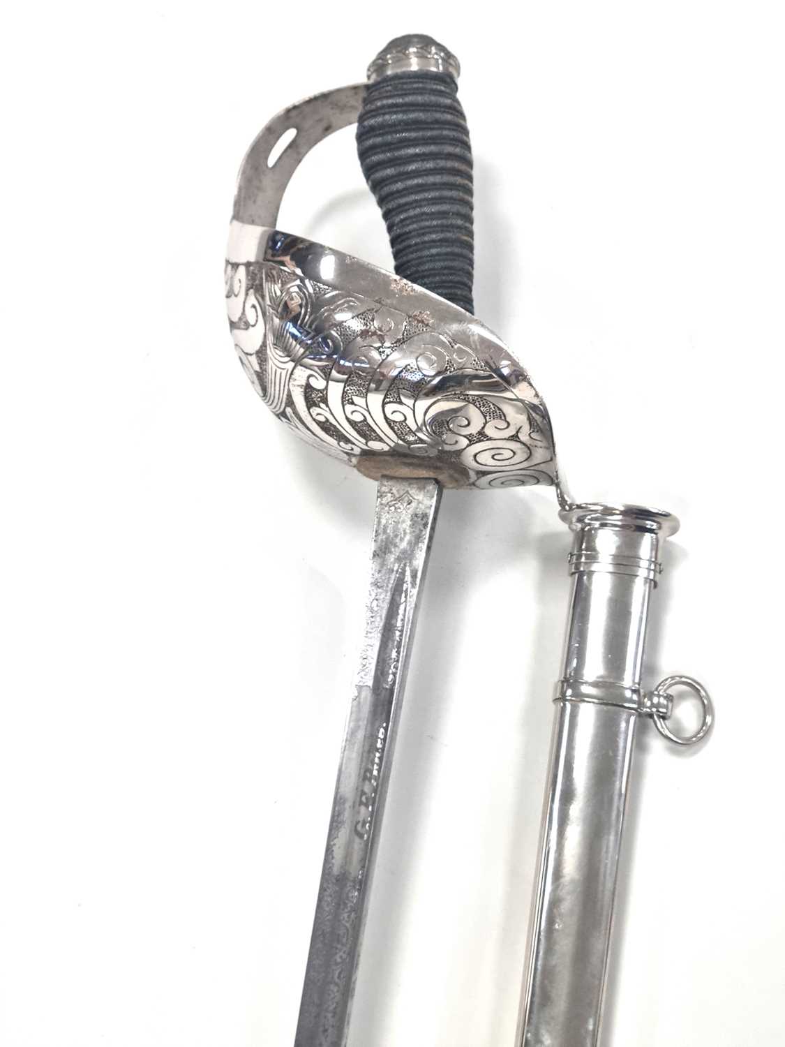 Lot 1912 Cavalry Officer's sword by Wilkinson, named to G.F Boles (Sir Gerald Fortescue Boles)