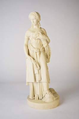 Lot 444 - Copeland parian figure of Ruth