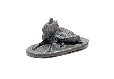 Lot 492 - After Piere-Jules Mene, a bronze figure of a fox