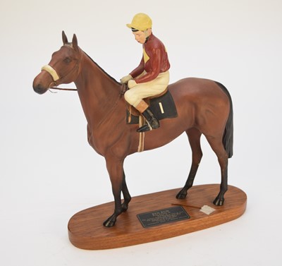 Lot 265 - A Beswick figure of Red Rum with Brian Fletcher