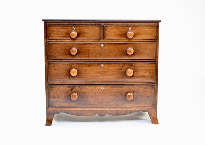 Lot 678 - A George III mahogany chest of drawers