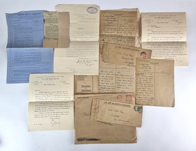 Lot WW1 Recruiting documentation relating to Winterton near Doncaster