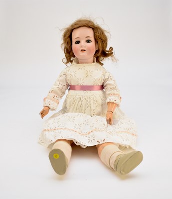 Lot 539 - A C M Bergmann bisque-headed doll