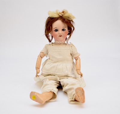 Lot 547 - A Continental bisque-headed doll