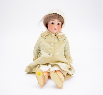 Lot 549 - A Schonau & Hoffmeister bisque-headed doll