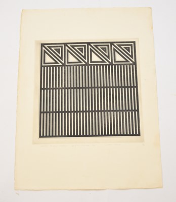 Lot 40 - Gordon House (British, 1932-2005), artist's proof, 'Multi Case', 37.5 x 37.5cm (pl) with another (2)