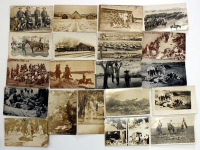 Lot Mexican Revolution and WW1 Interest - Archive of postcards, medals and related items.