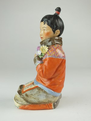 Lot 272 - Royal Copenhagen 'Greenland Girl' designed by Carl Martin-Hansen