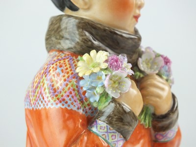 Lot 272 - Royal Copenhagen 'Greenland Girl' designed by Carl Martin-Hansen