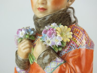 Lot 272 - Royal Copenhagen 'Greenland Girl' designed by Carl Martin-Hansen