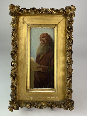 Lot 247 - Josef Von Krahl (German fl. late 19th century) An Elder singing