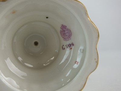 Lot 255 - Pair of Royal Worcester decorated with sheep by Harry Davis