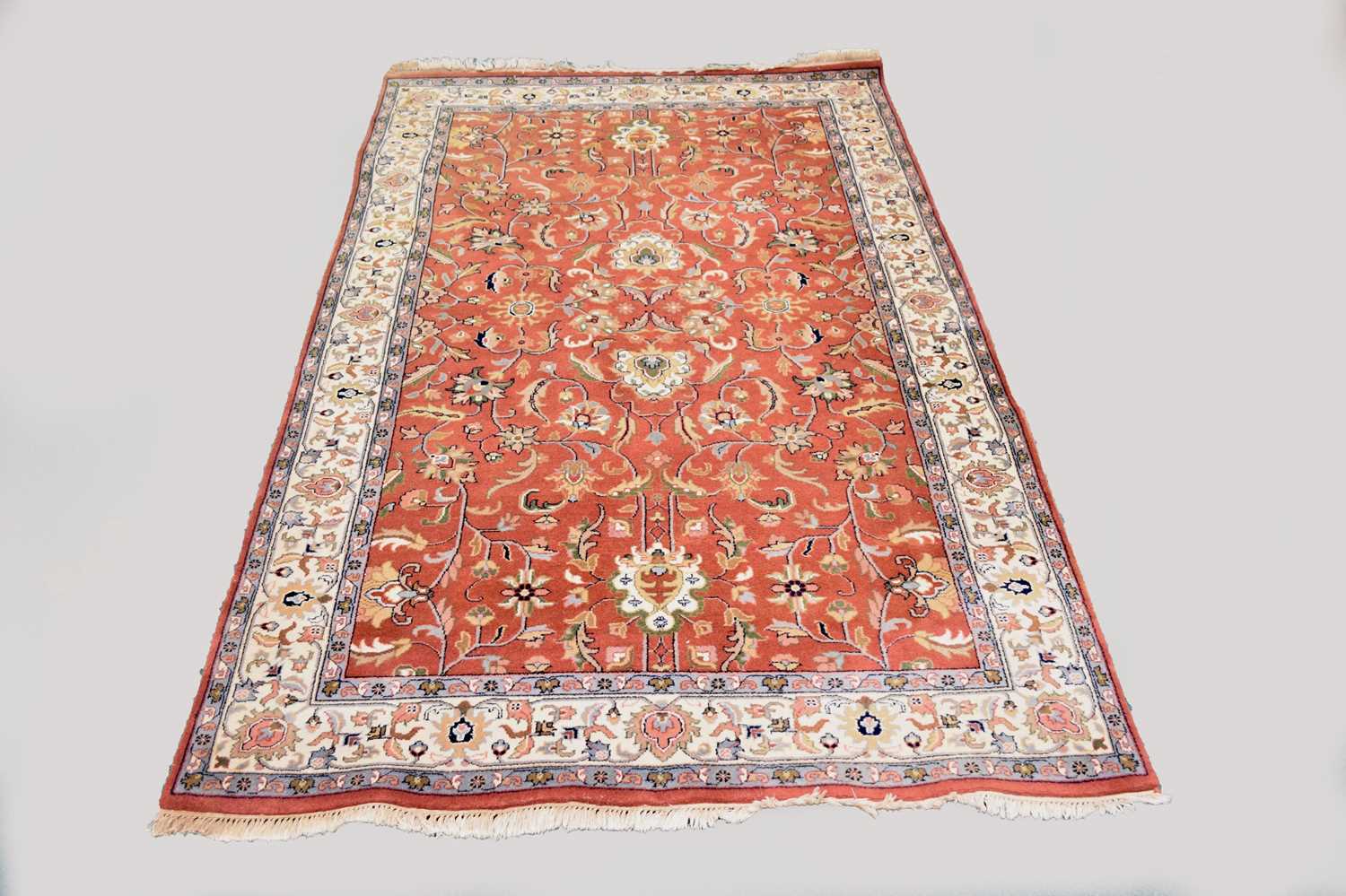 Lot 609 - A Kashmir pattern rug