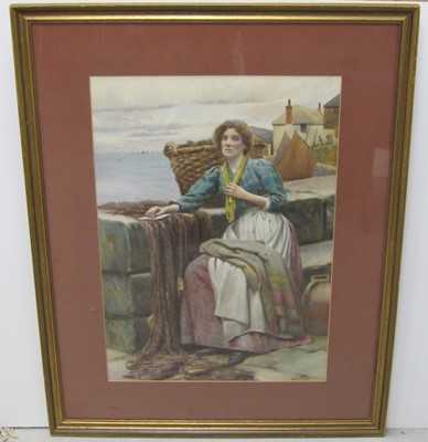 Lot 284 - Ralph Todd (British, 1856-1932) 'It may be for years, or it may be forever’, watercolour