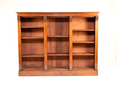 Lot 340 - A good Victorian mahogany open bookcase