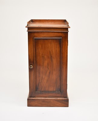 Lot 699 - A Victorian mahogany bedside cupboard