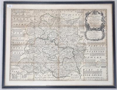 Lot 1076 - BOWEN, Emanuel, An Accurate Map of Shropshire