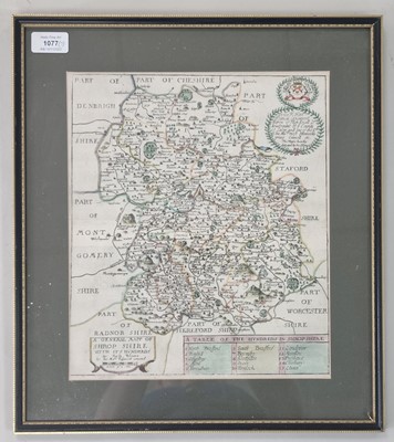 Lot 1077 - MAPS OF SHROPSHIRE and Worcestershire