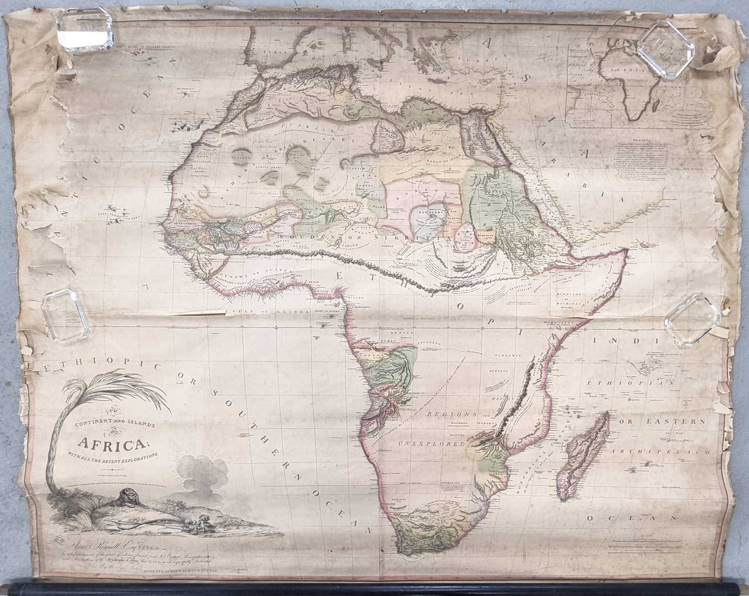 Lot 1075 - Maps of Africa, Dorset, England and Wales