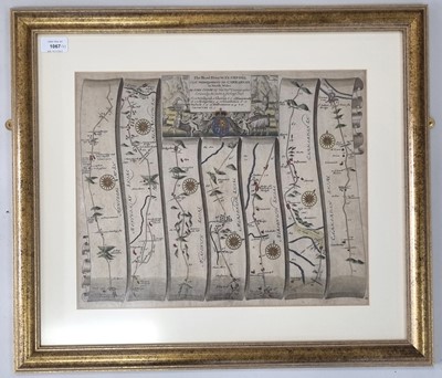 Lot 1067 - OGILBY, John, The Road from Welshpool to Carnarvan and another