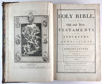 Lot 1009 - HOLY BIBLE. Folio, John Harrison, 1785....
