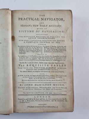 Lot 1094 - MOORE, John Hamilton, The Practical Navigator, and Seaman's New Daily Assistant