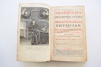 Lot 1124 - Prophecies of Nostradamus, 1672